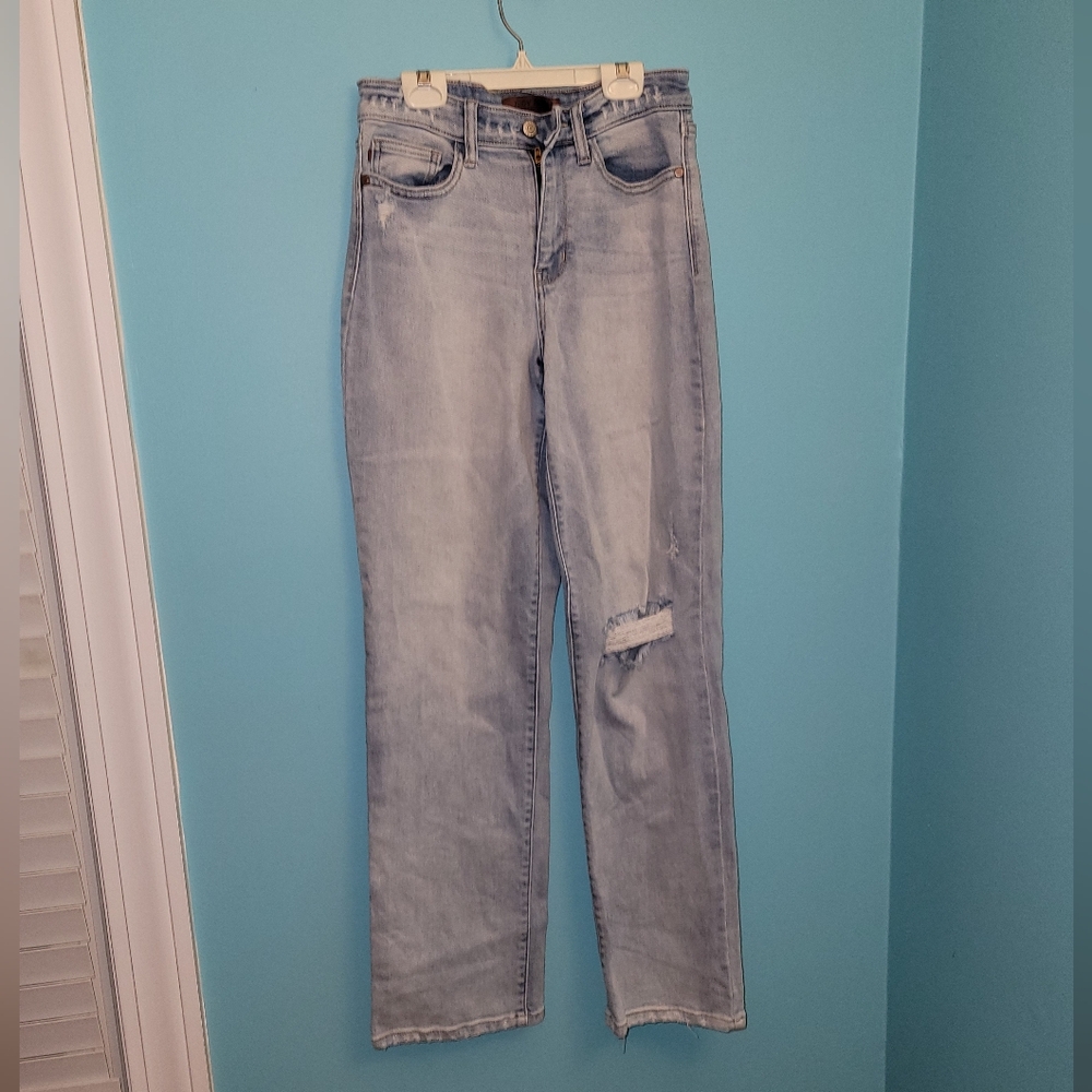 Judy Blue Lightwash Straight Fit Jeans Sz. 25 (1)